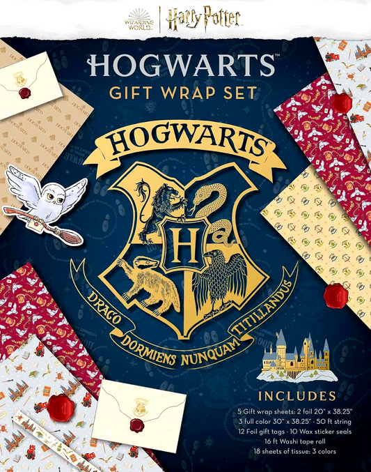 Harry Potter: Hogwarts Gift Wrap Stationery Set