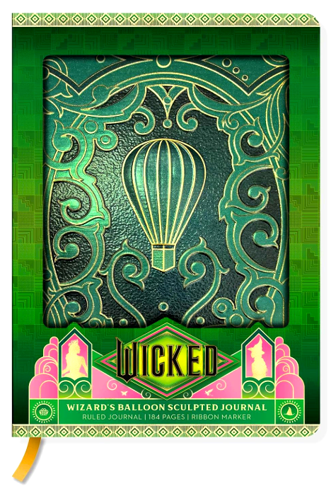 Wicked: Wizard's Balloon Sculpted Journal