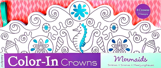 Color-In Crowns: Mermaid