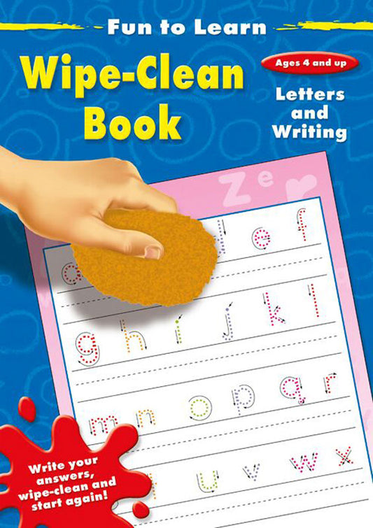 Fun To Learn Wipe-Clean Book (Letters & Writing)