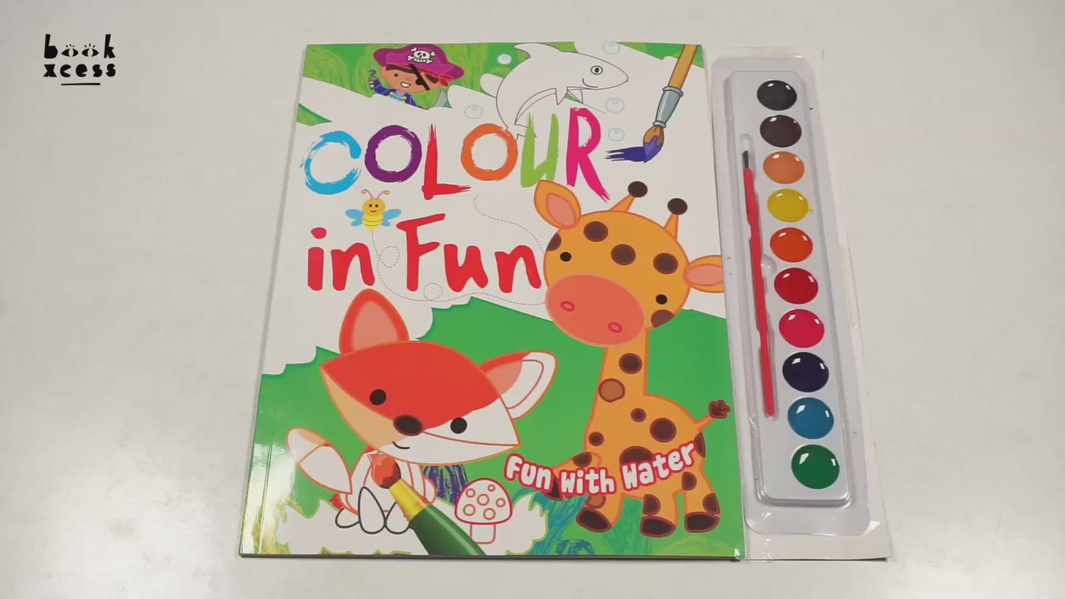 Colour In Fun (Green) by Hello Friend Books – book cover
