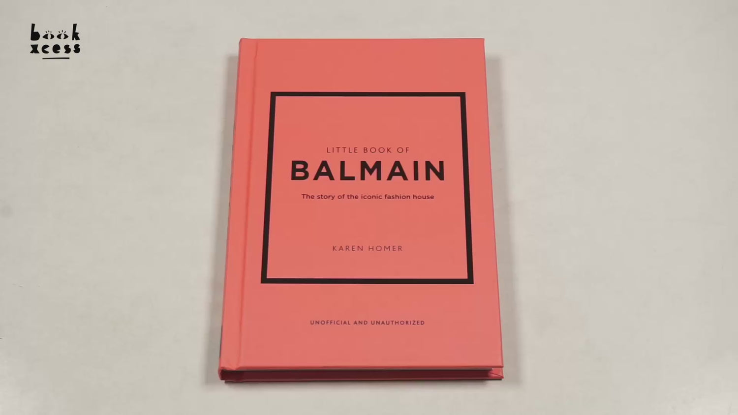 Little Book of Balmain: The story of the iconic fashion house by Karen Homer – book cover