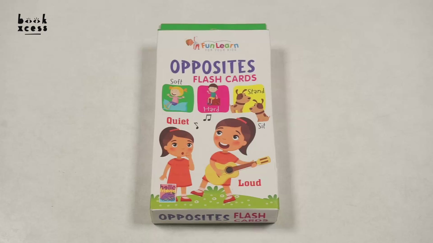 Opposites Flash Cards by Hello Friend Books – book cover