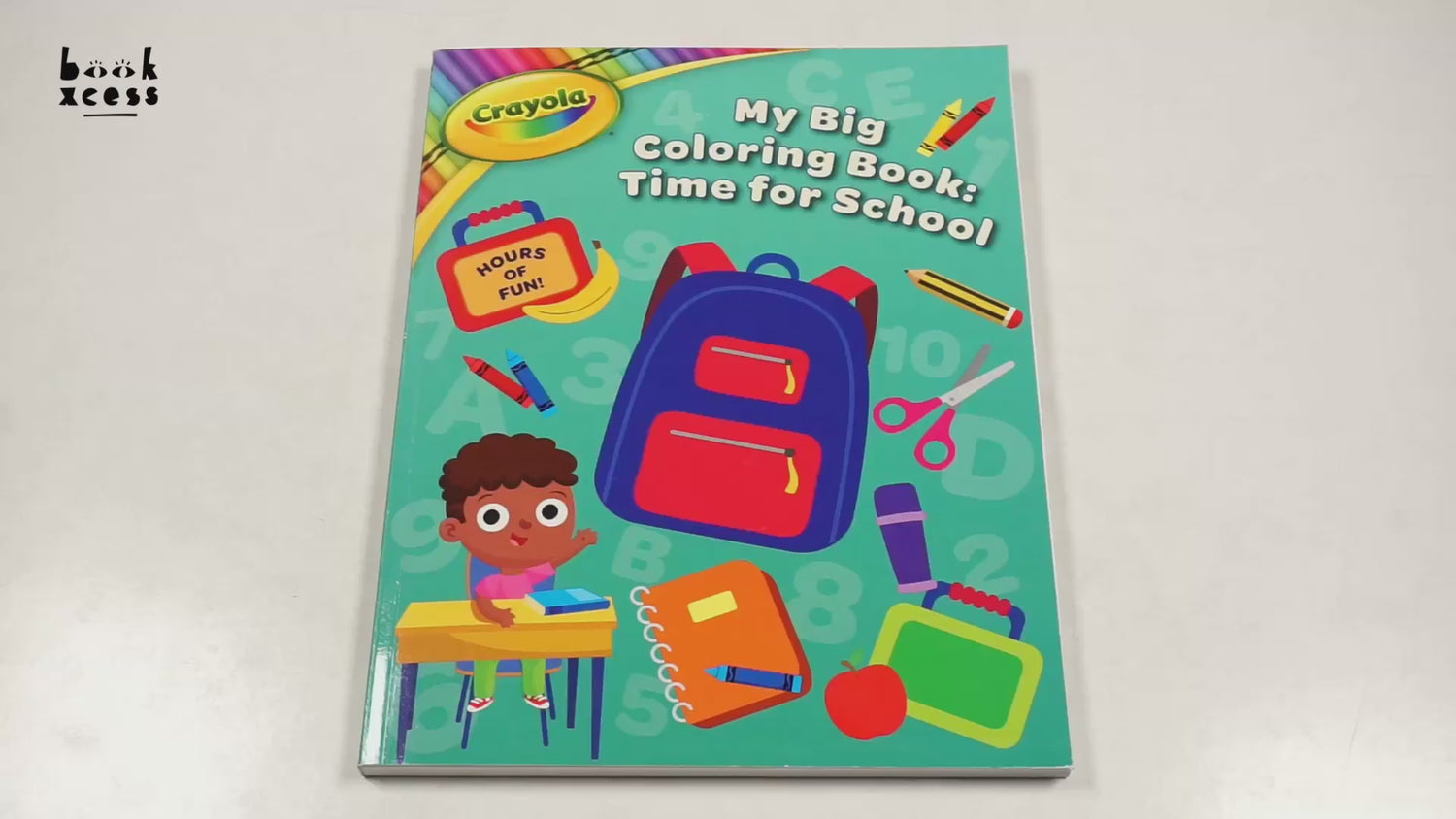 Crayola My Big Coloring Book: Time For School by Buzzpop – book cover