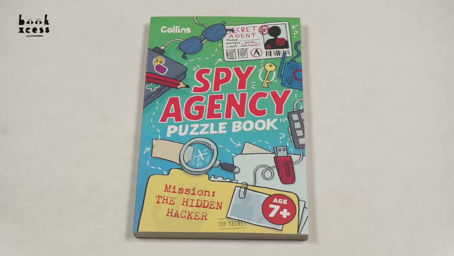 Collins Spy Agency Puzzle Book: The Hidden Hacker by Collins Kids – book cover