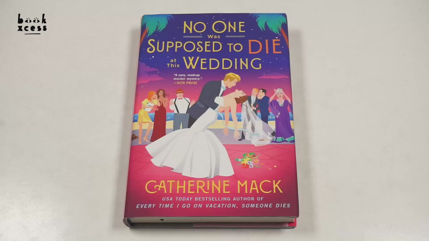 The Vacation Mysteries #2: No One Was Supposed To Die At This Wedding by Catherine Mack – book cover