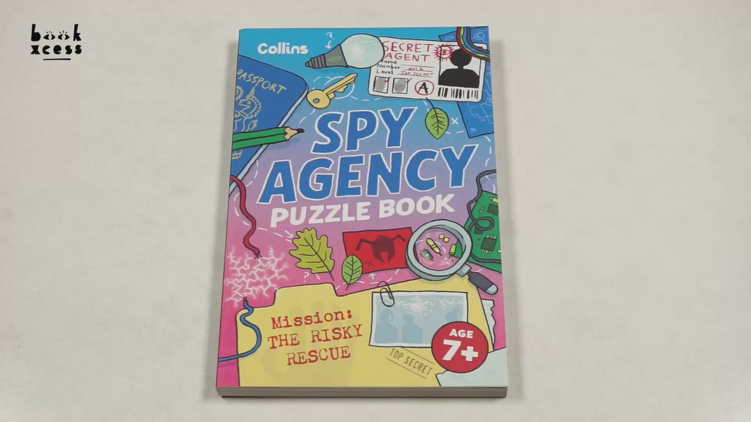 Collins Spy Agency Puzzle Book: Risky Rescue by Collins Kids – book cover