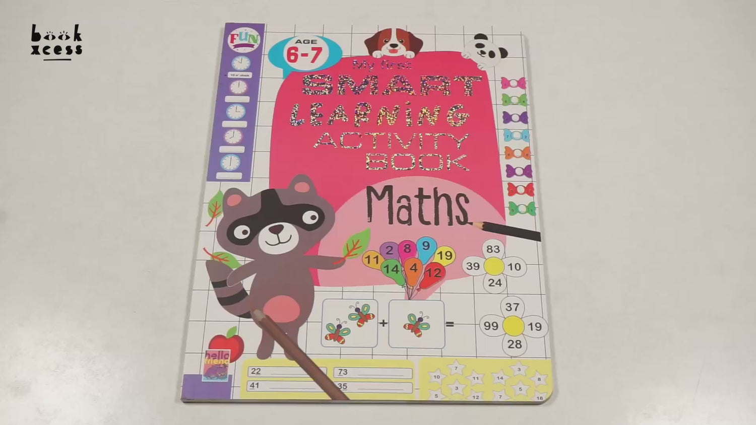 My First Smart Learning Activity Book Maths (6-7 Yrs) by Hello Friend Books – book cover