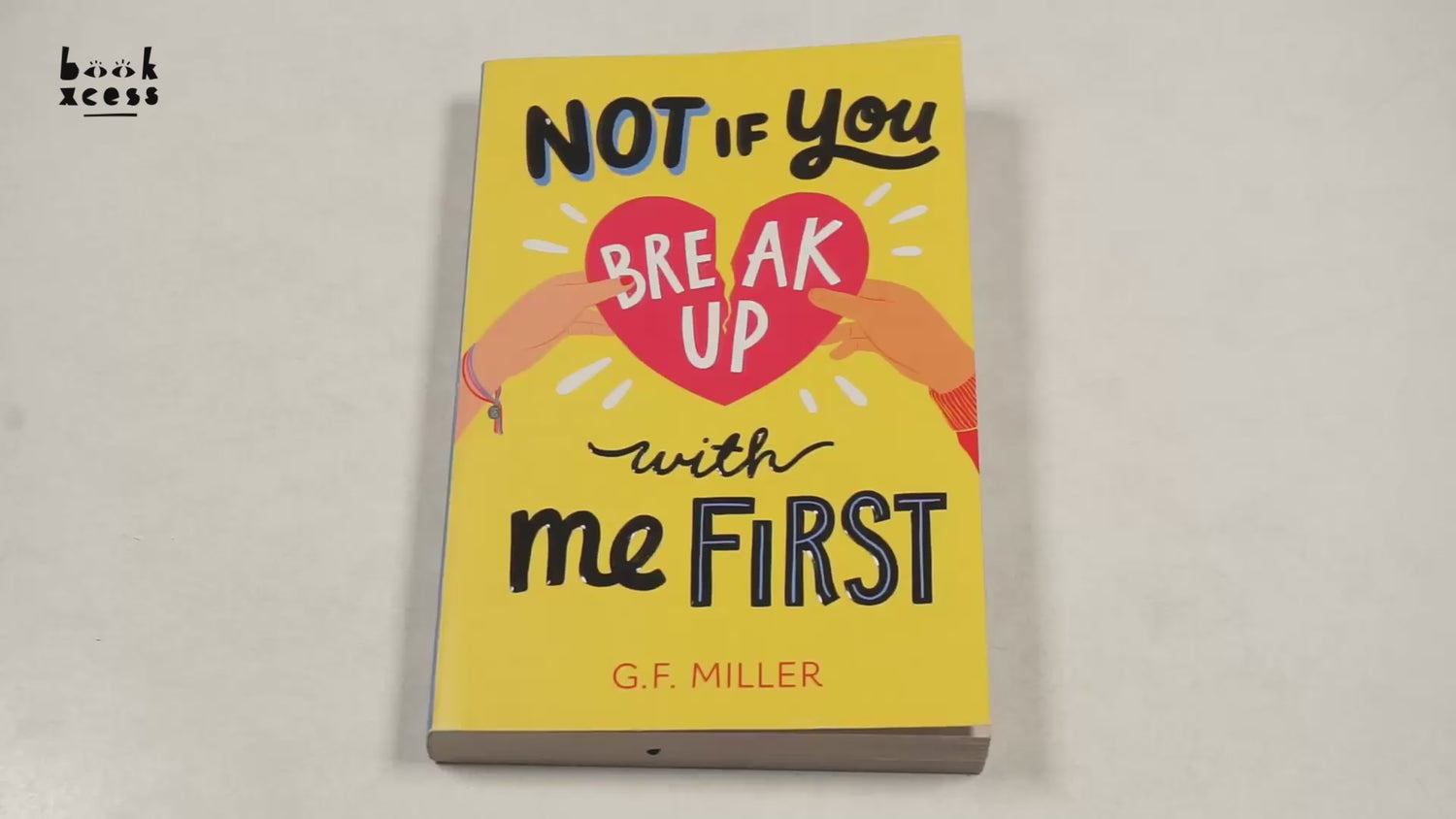 Not If You Break Up With Me First by G.F. Miller – book cover