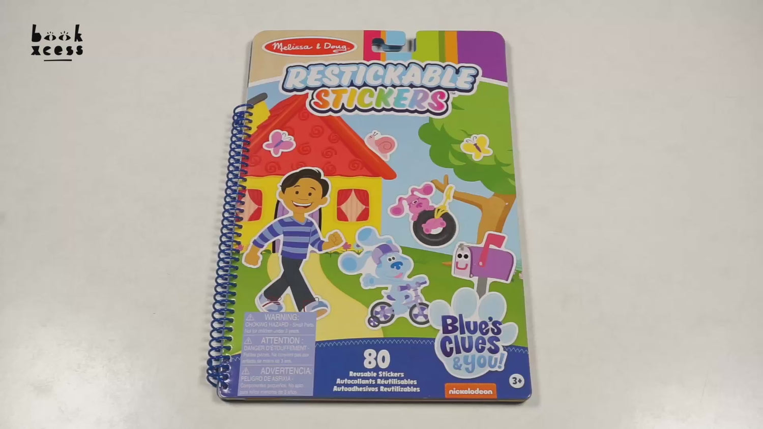 Melissa & Doug Blue's Clues & You! Restickable Stickers Pad: Places Blue Loves by Melissa & Doug – book cover