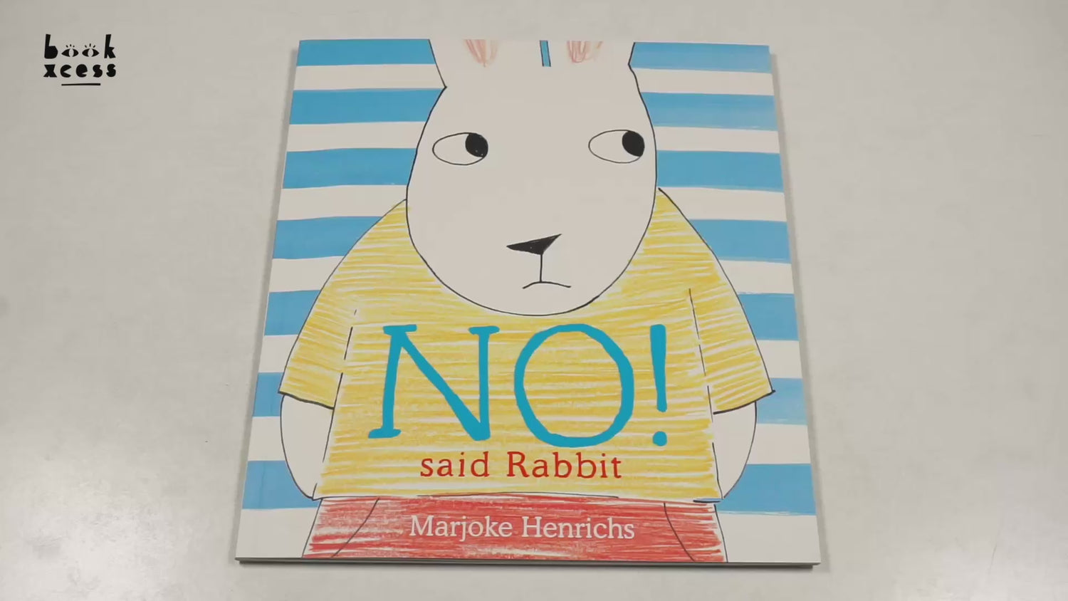No! Said Rabbit by Marjoke Henrichs – book cover