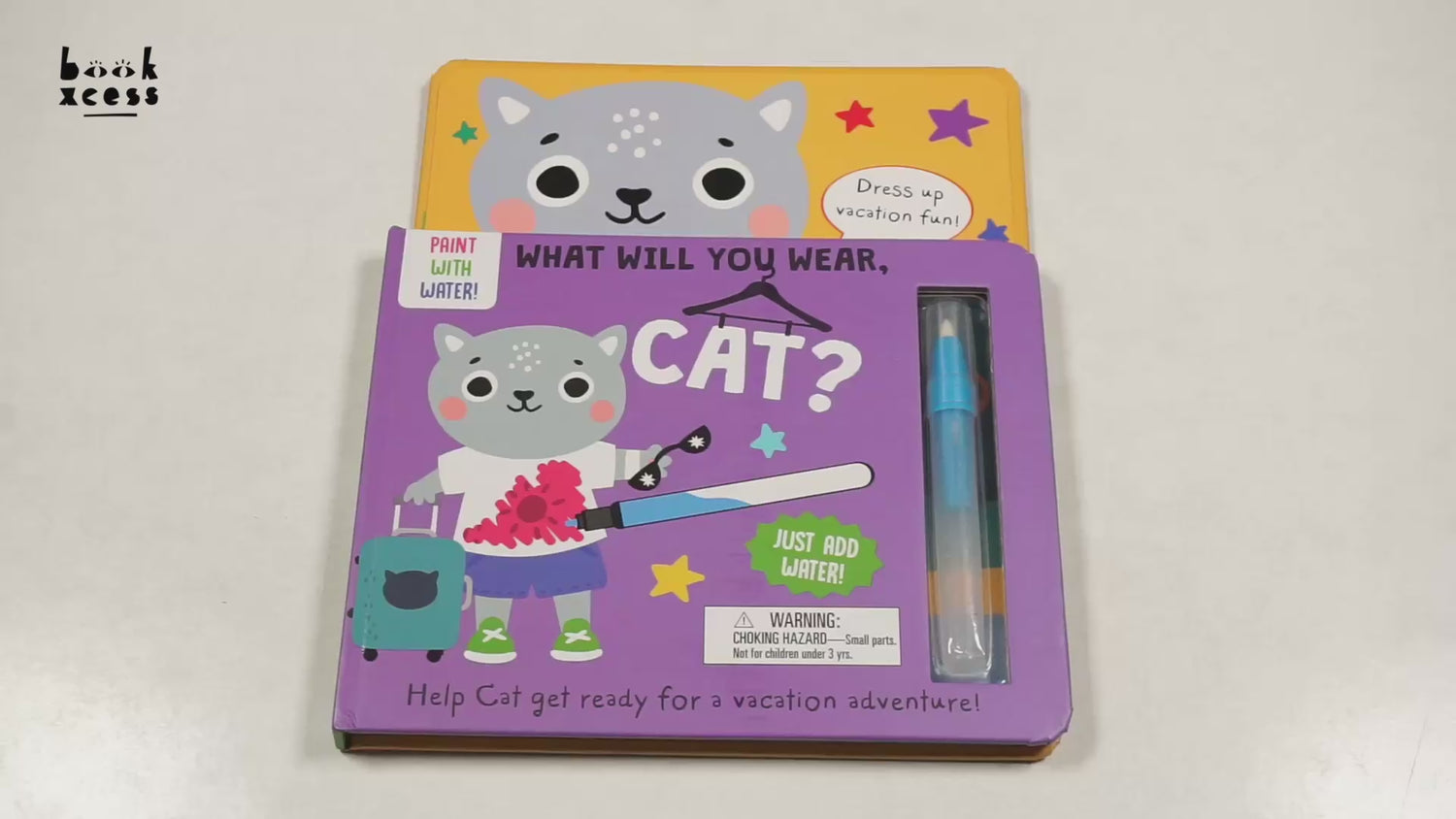 What Will You Wear, Cat? (Paint With Water) by Katie Button – book cover
