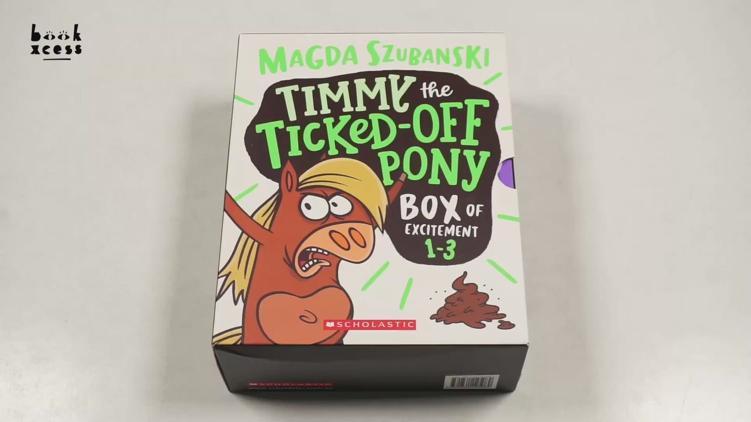 Timmy The Ticked-Off Pony: Box Of Excitement 1-3 by Magda Szubanski – book cover