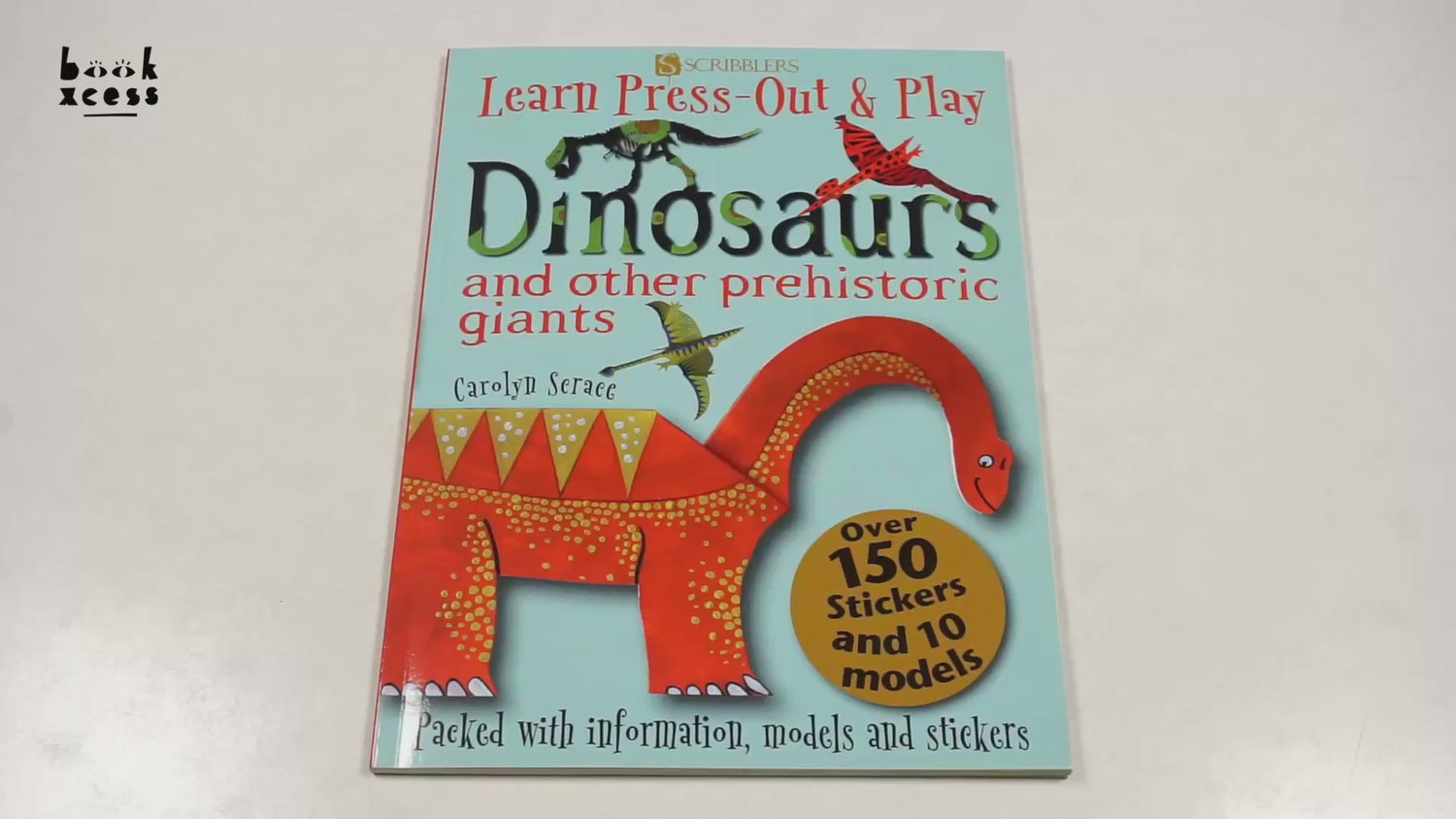 Dinosaurs And Other Prehistoric Giants (Learn, Press-Out & Play) by Carolyn Scrace – book cover