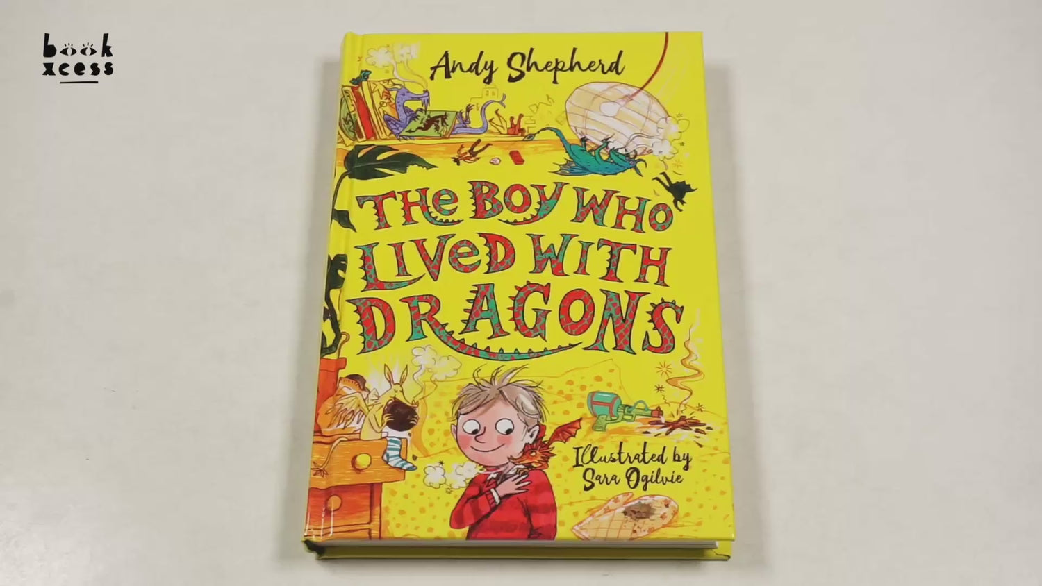 The Boy Who Lived With Dragons by Andy Shepherd – book cover