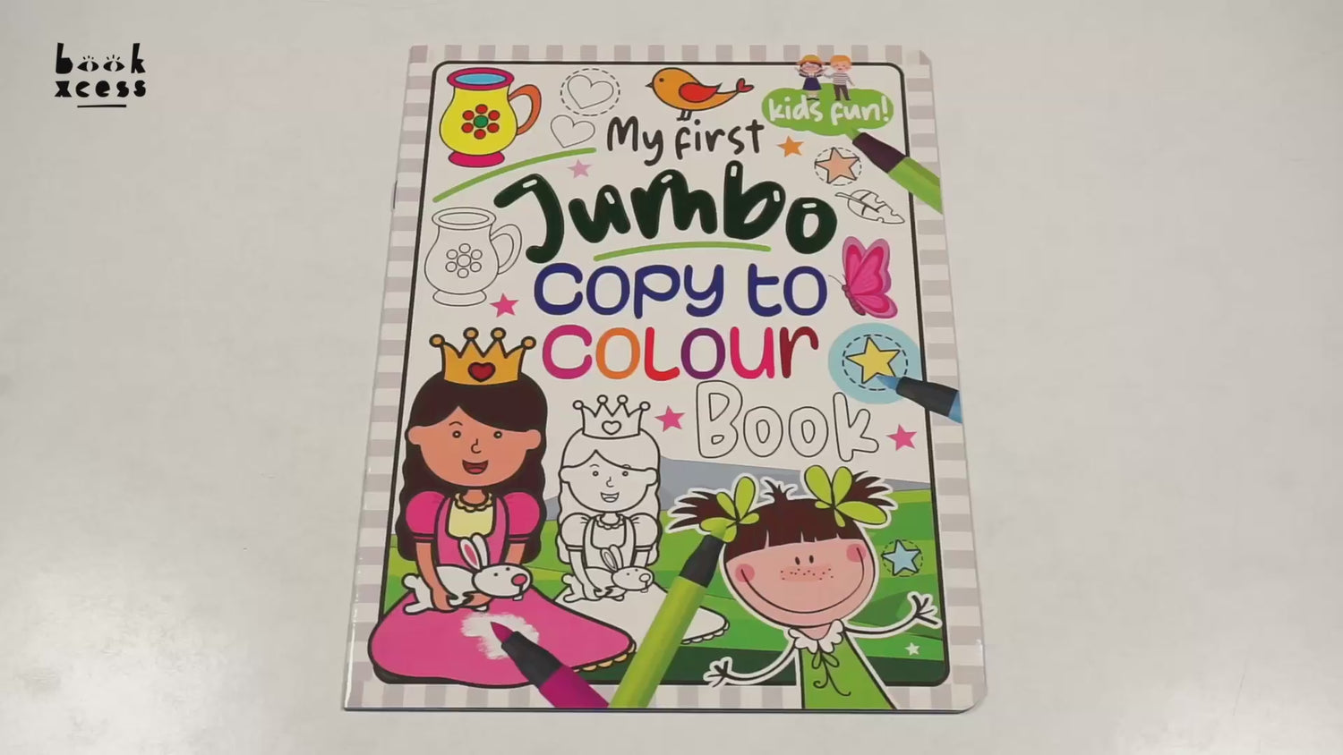 My First Jumbo - Copy To Colour Book by Hello Friend Books – book cover