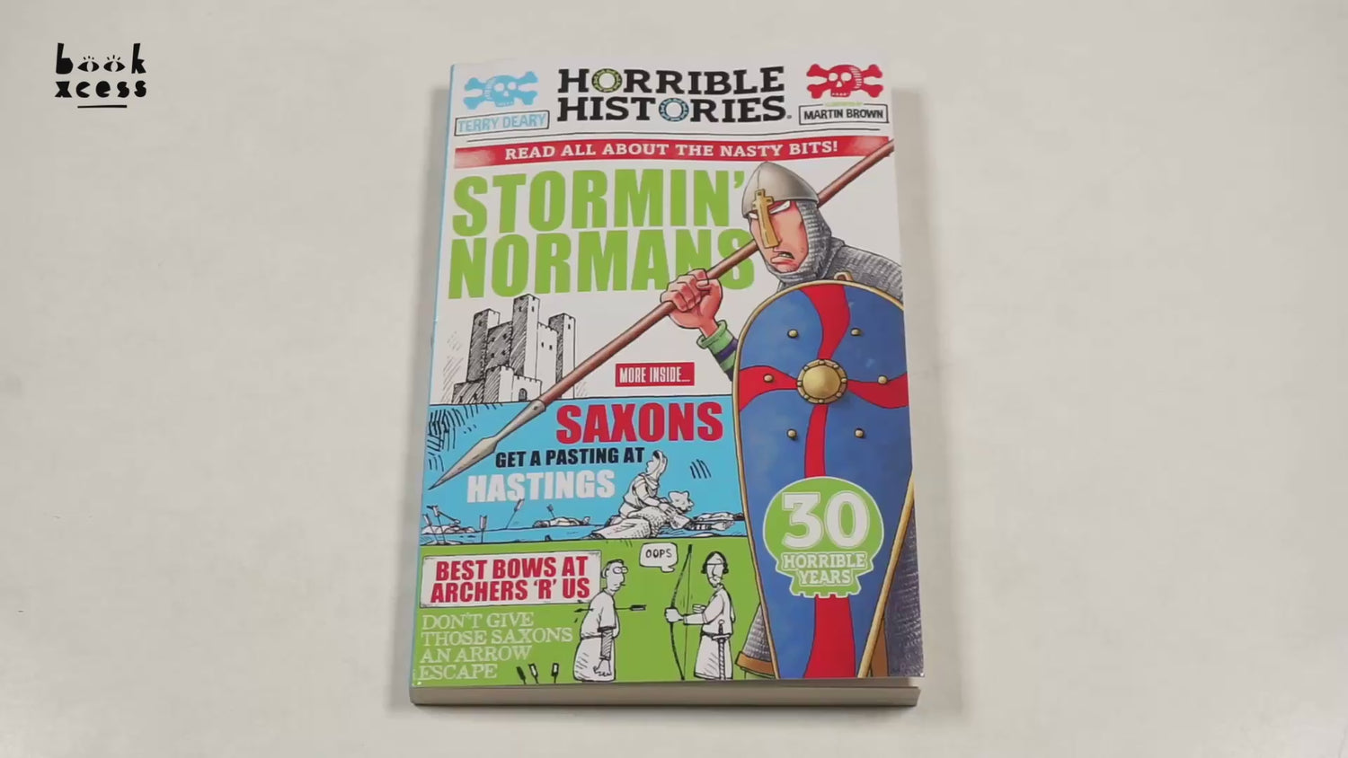 Horrible Histories:Stormin' Normans (Newspaper Edition) by Terry Deary – book cover