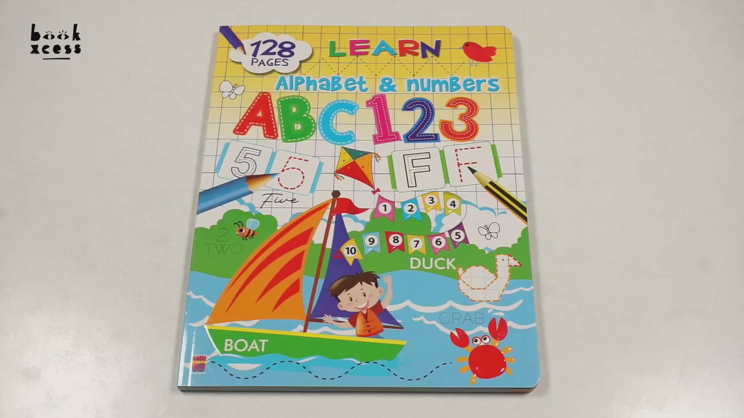 Learn Letter And Number ABC 123 by Hello Friend Books – book cover