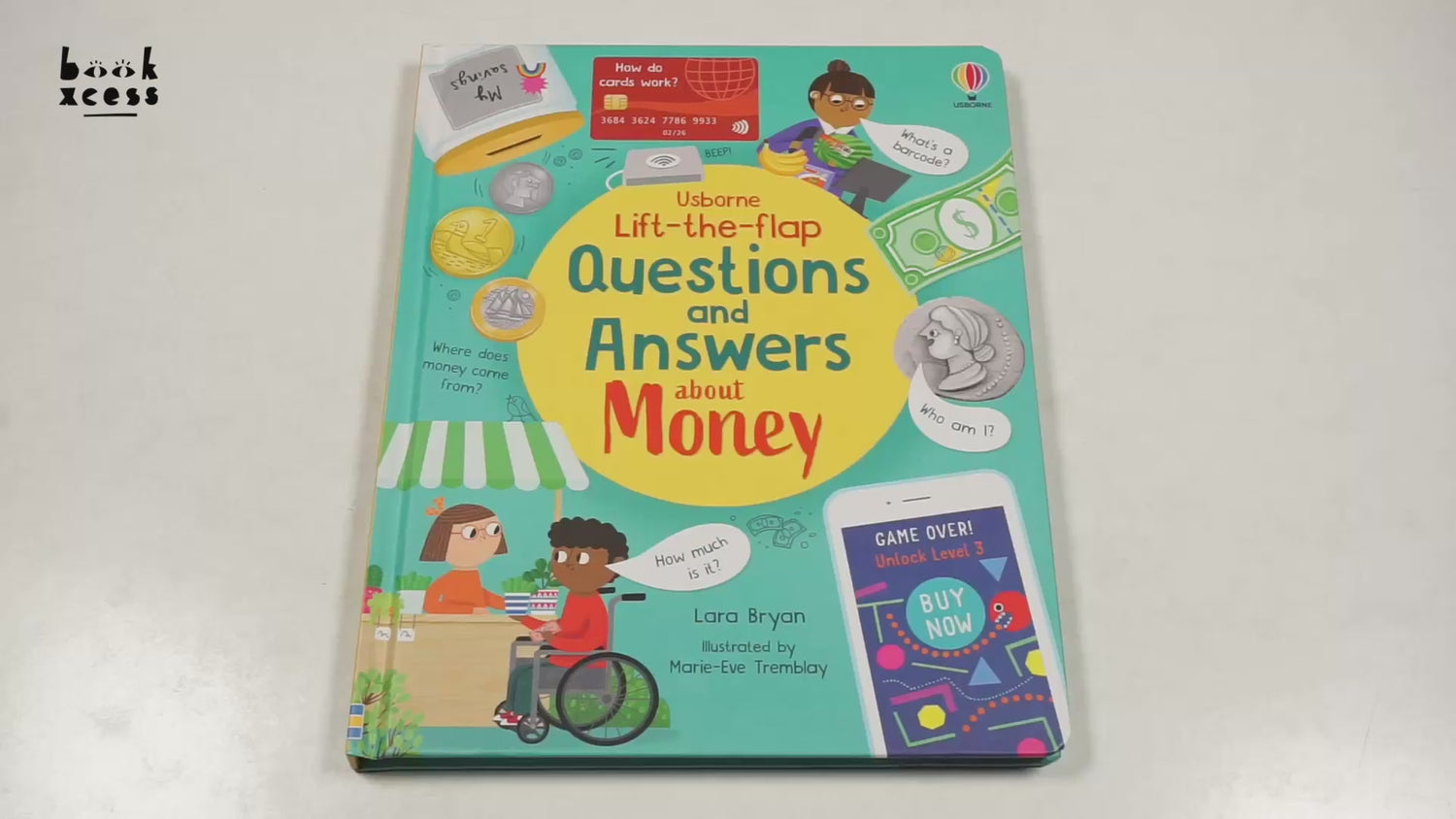 Usborne Lift-The-Flap Questions And Answers About Money by Lara Bryan – book cover