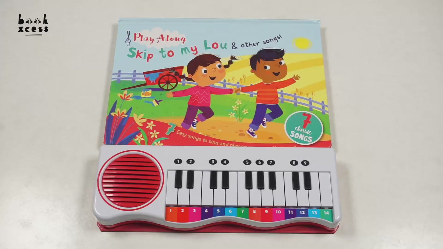 Piano Book - Skip To My Lou And Other Songs Play Along 7 Classic Songs by Samantha Meredith – book cover