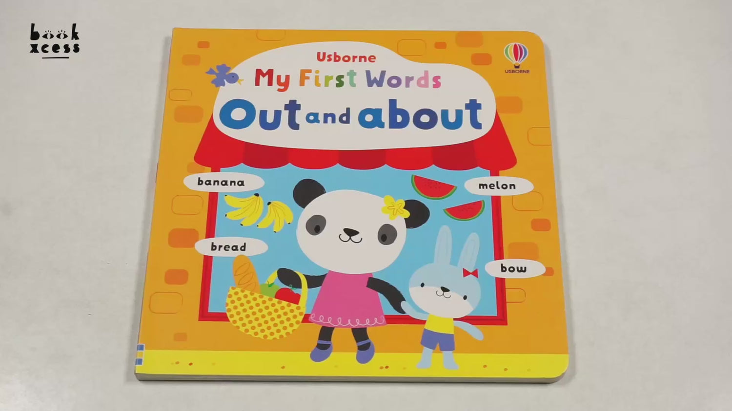Usborne My First Words Out And About by Fiona Watt – book cover