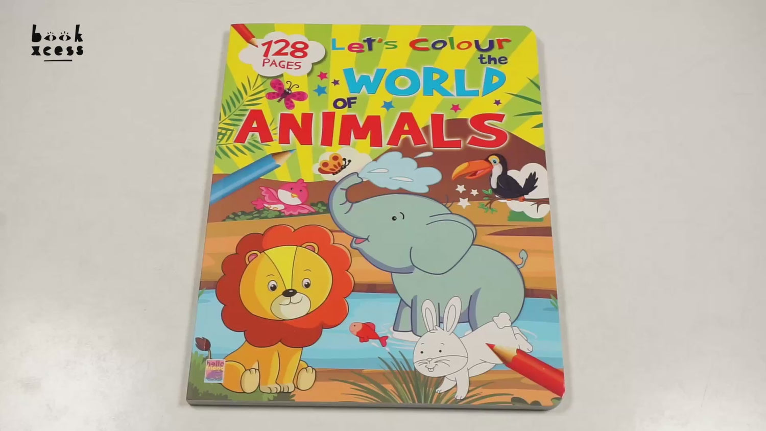 Let’S Colour The World Of Animals by Hello Friend Books – book cover
