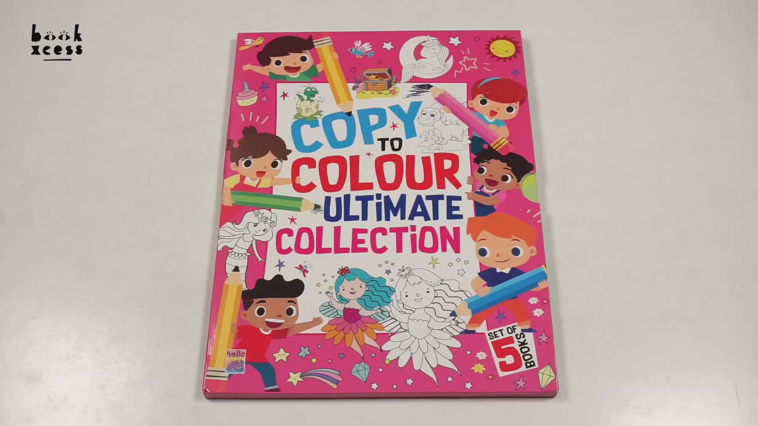 Copy To Colour Ultimate Collection Set Of 5 Books by Hello Friend Books – book cover