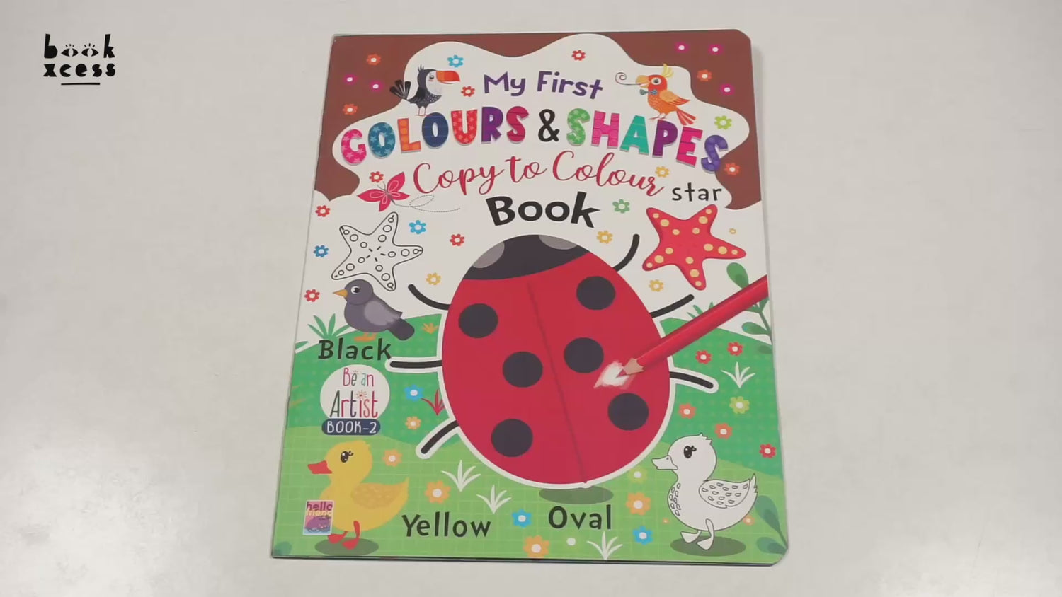 My First Colours & Shapes Copy To Colour by Hello Friend Books – book cover