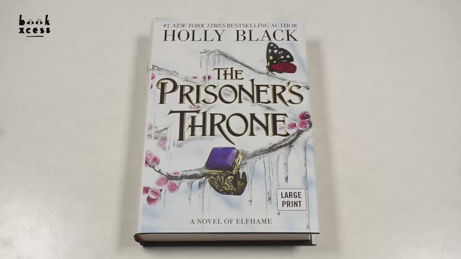 The Stolen Heir Duology #2: The Prisoner's Throne (Large Print) by Holly Black – book cover