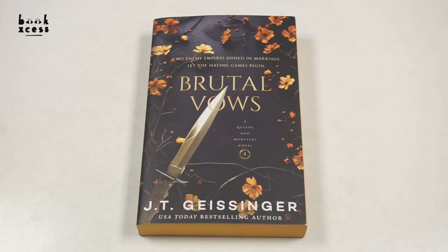 Queens And Monsters #4: Brutal Vows by J.T. Geissinger – book cover