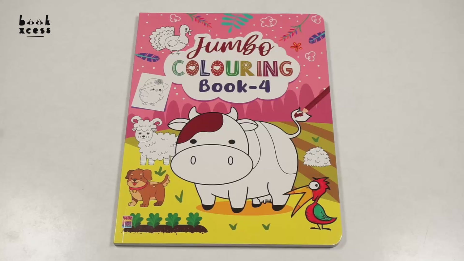 Jumbo Colouring Book - 4 by Hello Friend Books – book cover