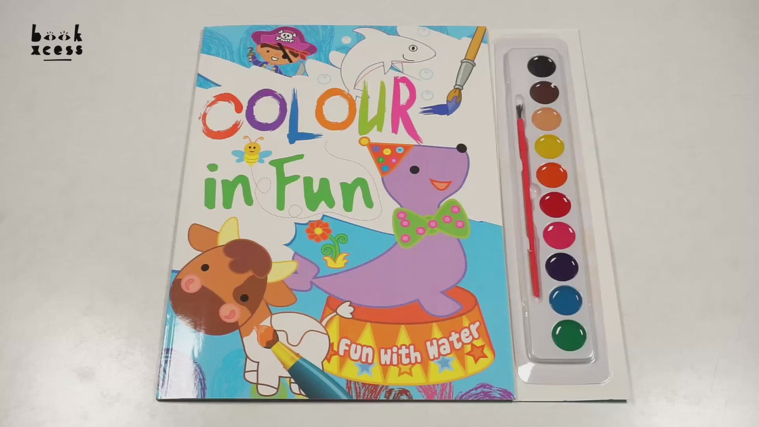 Colour In Fun (Blue) by Hello Friend Books – book cover