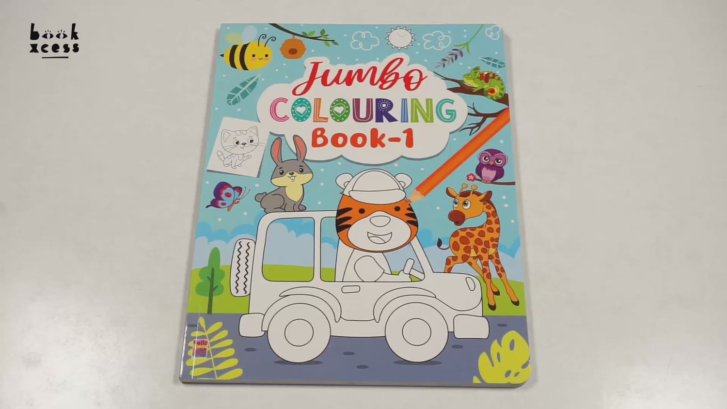 Jumbo Colouring Book - 1 by Hello Friend Books – book cover