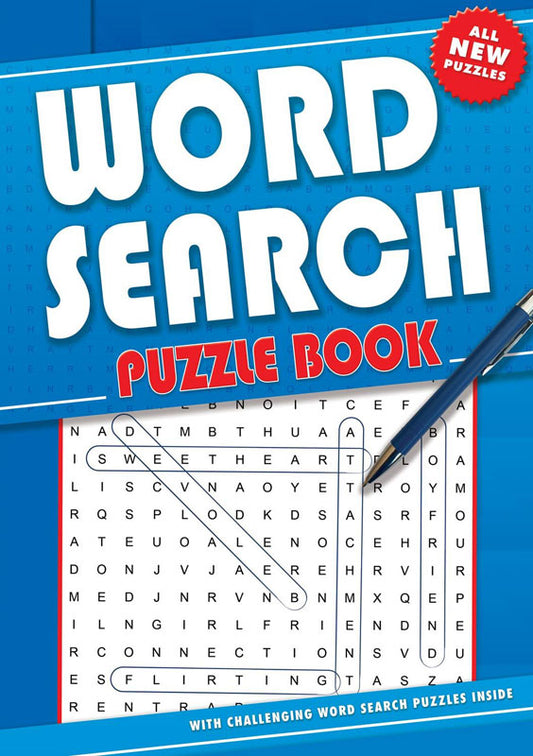 Wordsearch Puzzle Book (Blue)