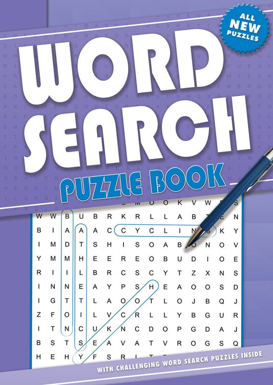 Wordsearch Puzzle Book (Purple)