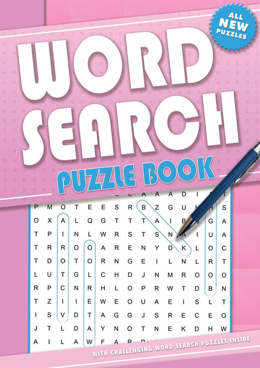 Wordsearch Puzzle Book (Pink)