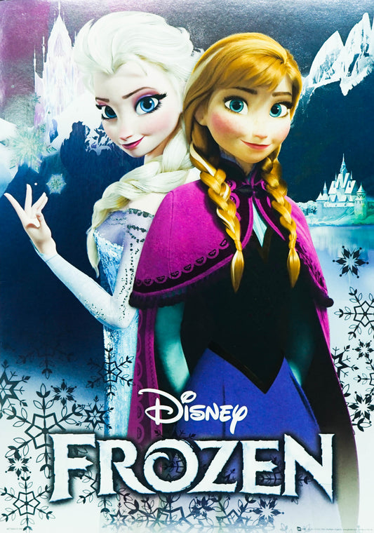 Disney Frozen Elsa & Anna A3 Metallic Foils (29.7Cm X 42Cm)