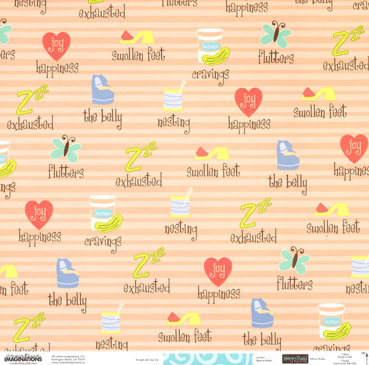 Scrapbook Paper: Exhausted