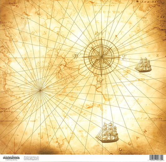 Scrapbook Paper: Signature Collection- Pirate