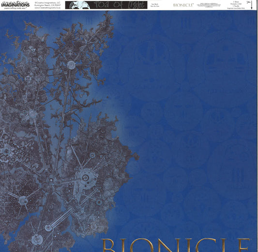 Scrapbook Paper: Bionicle And Masks Of Power