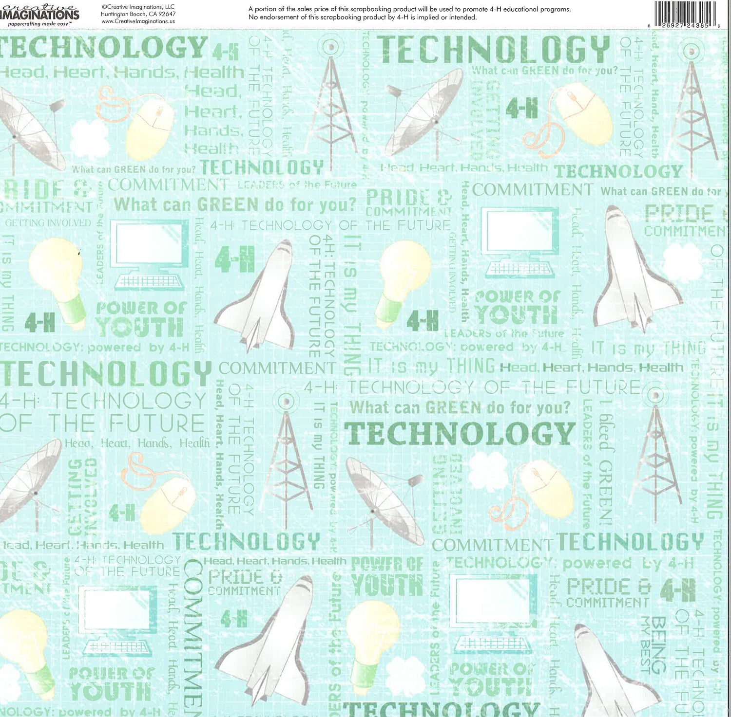 Scrapbook Paper: Technology & Engineering – BookXcess