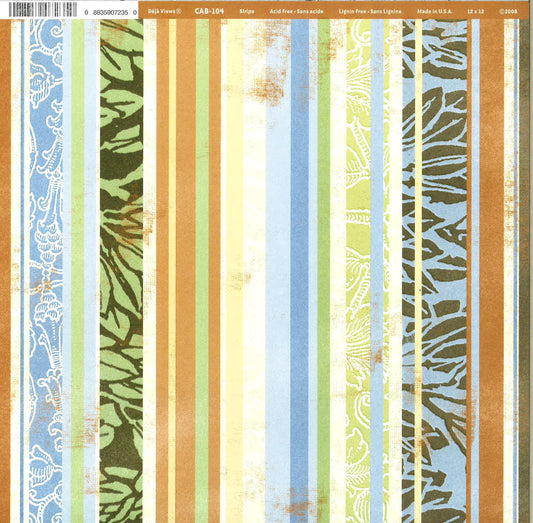 Scrapbook Paper Stripe