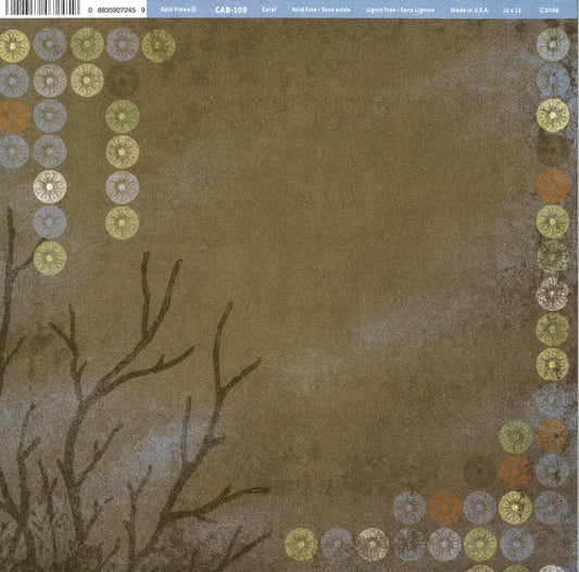 Scrapbook Paper Coral