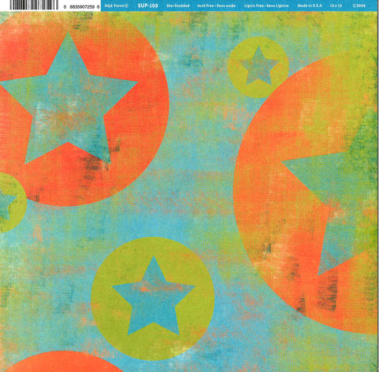 Scrapbook Paper: Star Studded