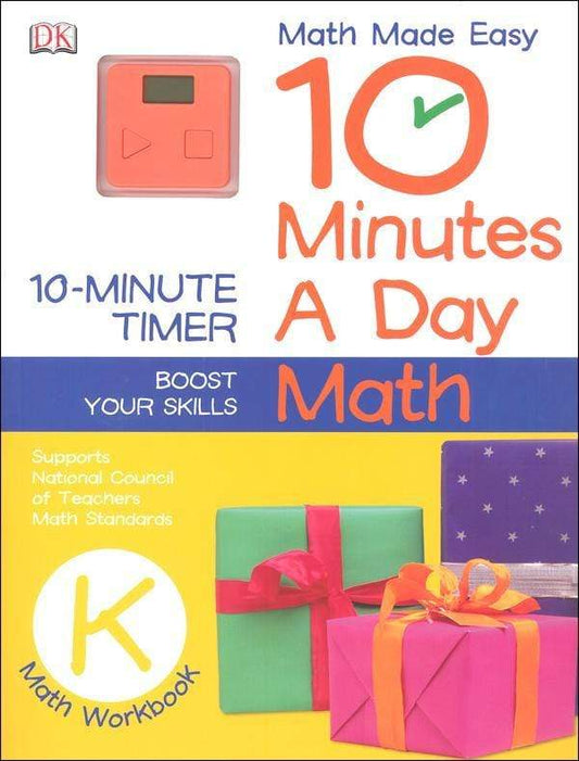 10 Minutes a Day: Math (Math Made Easy, Grade K)