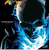 Ghost Rider Pop Art (10X10)