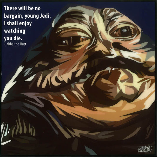 Jabba The Hutt Pop Art (10'X10')