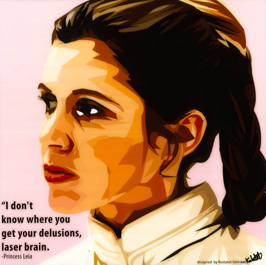 Princess Leia Pop Art (10'X10')