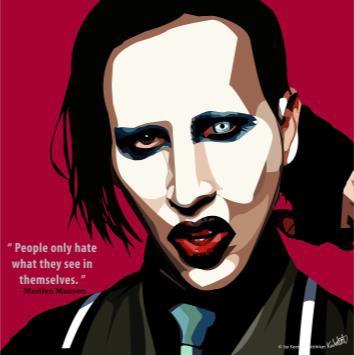 Marilyn Manson Pop Art (10'X10')