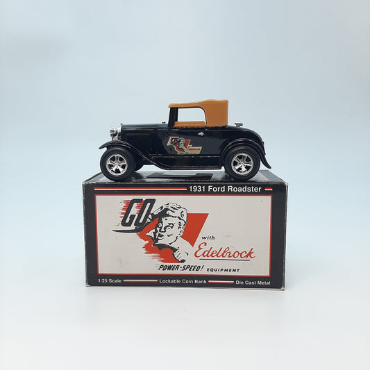 Eastwood 1931 Ford Roadster 1/25 Die Cast Lockable Coin Bank